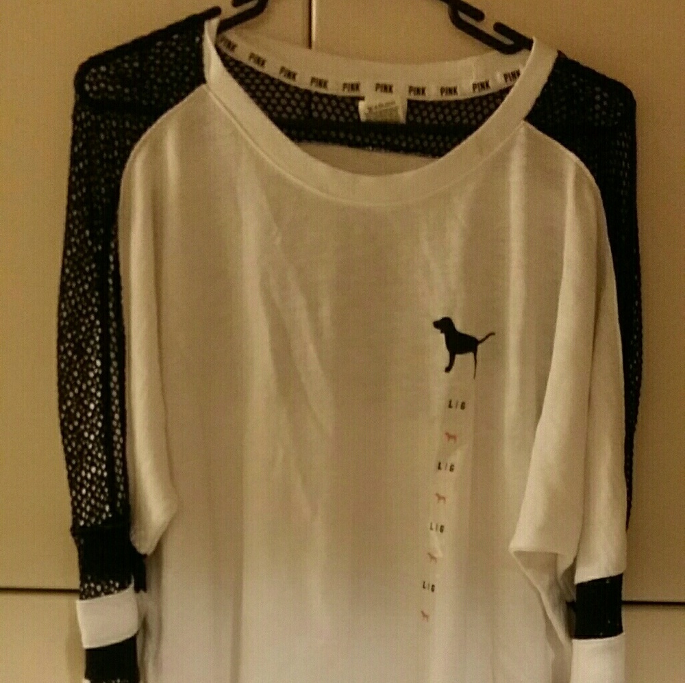 Victoria Secret pink boyfriend jersey Larger